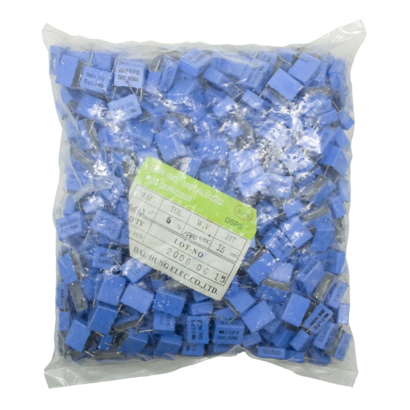 خازن 12nF / 1000V MKT بسته 400 تایی