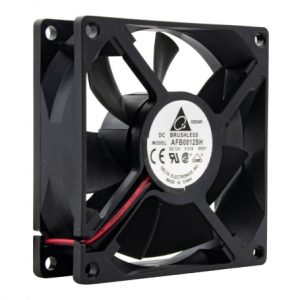 فن بلبرینگی 12V-0.51A سایز 8x8x2.5 مارک DELTA مدل AFB0812SH