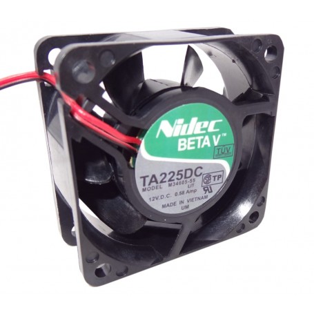 جت فن بلبرینگی 12V-0.58A سایز 6x6x2.5 مارک NIDEC مدل TA225DC M34605-55 جت فن بلبرینگی 12V-0.58A سایز 6x6x2.5 مارک NIDEC مدل TA225DC M34605-55