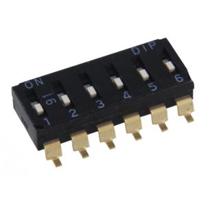 مجموعه 13 عددی دیپ سوئیچ 6 تایی SMD