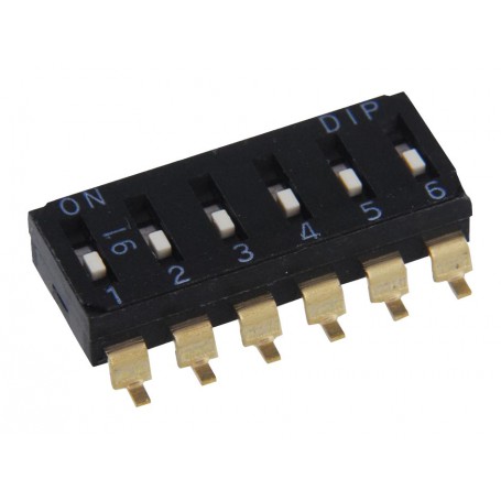 مجموعه 13 عددی دیپ سوئیچ 6 تایی SMD