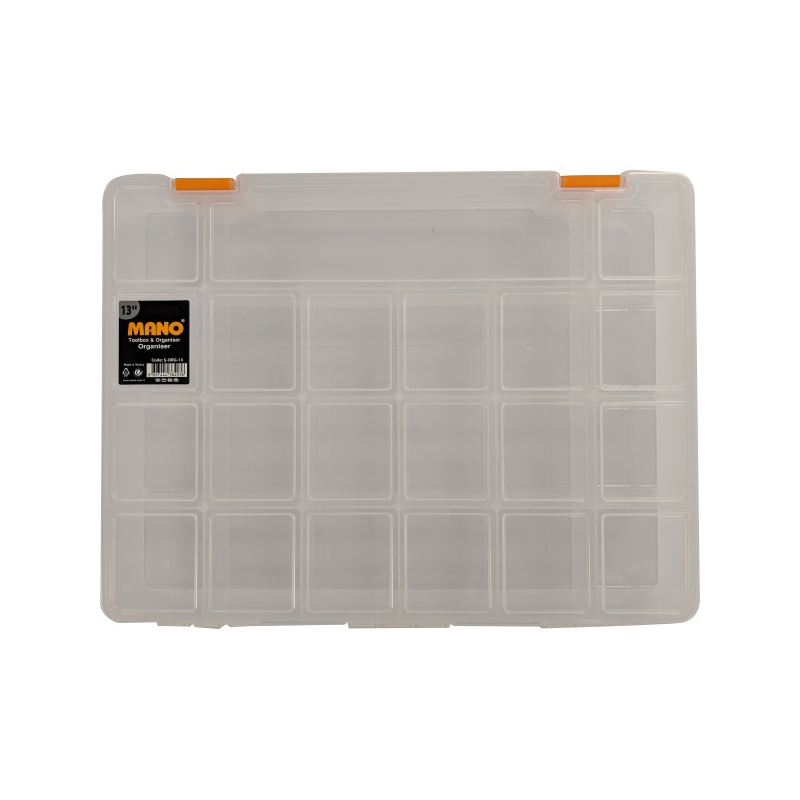 جعبه قطعات اورگانایزر 13 اینچ مانو کد S-ORG13