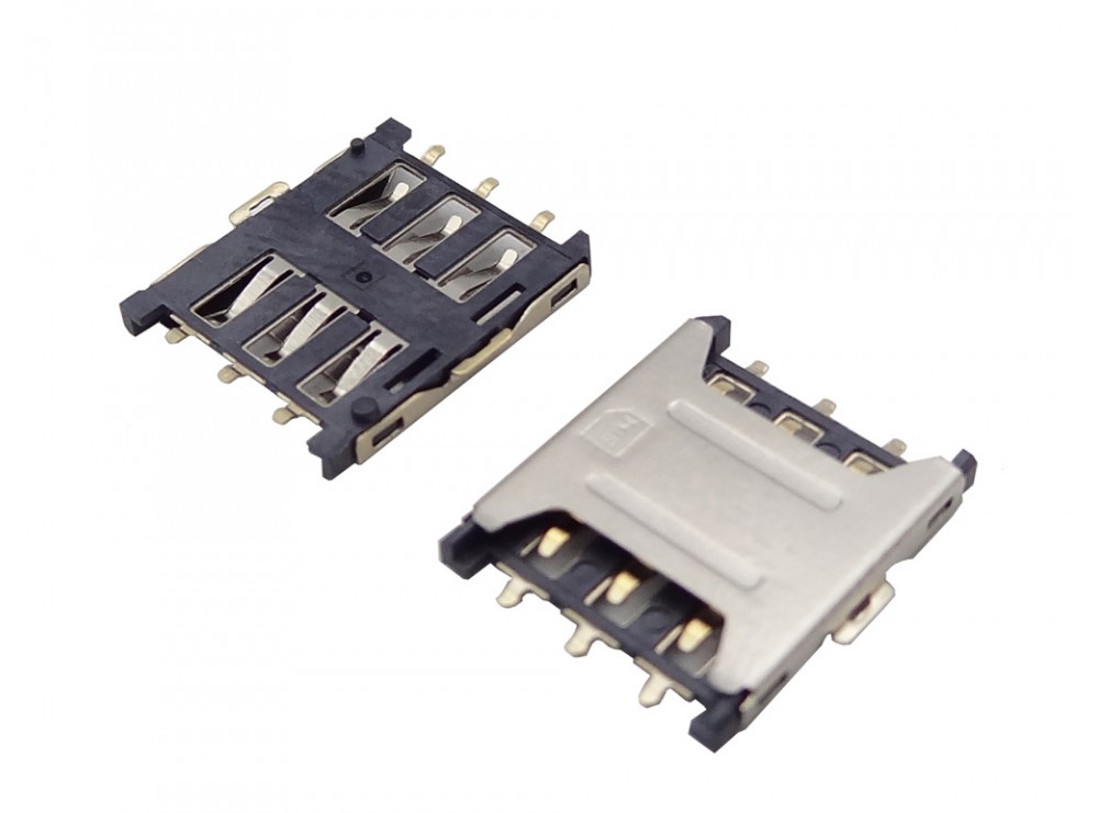 مجموعه 15 عددی سوکت سیم کارت نانو 6PIN پلاستیکی با هولدر فلزی مجموعه 15 عددی سوکت سیم کارت نانو 6PIN پلاستیکی با هولدر فلزی