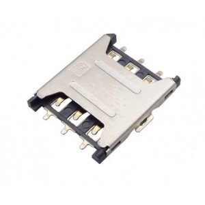 مجموعه 15 عددی سوکت سیم کارت نانو 6PIN پلاستیکی با هولدر فلزی