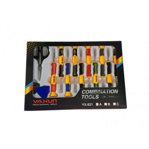 ست پیچ گوشتی موبایلی 15 تکه یاکسون YaXun مدل YX-821A