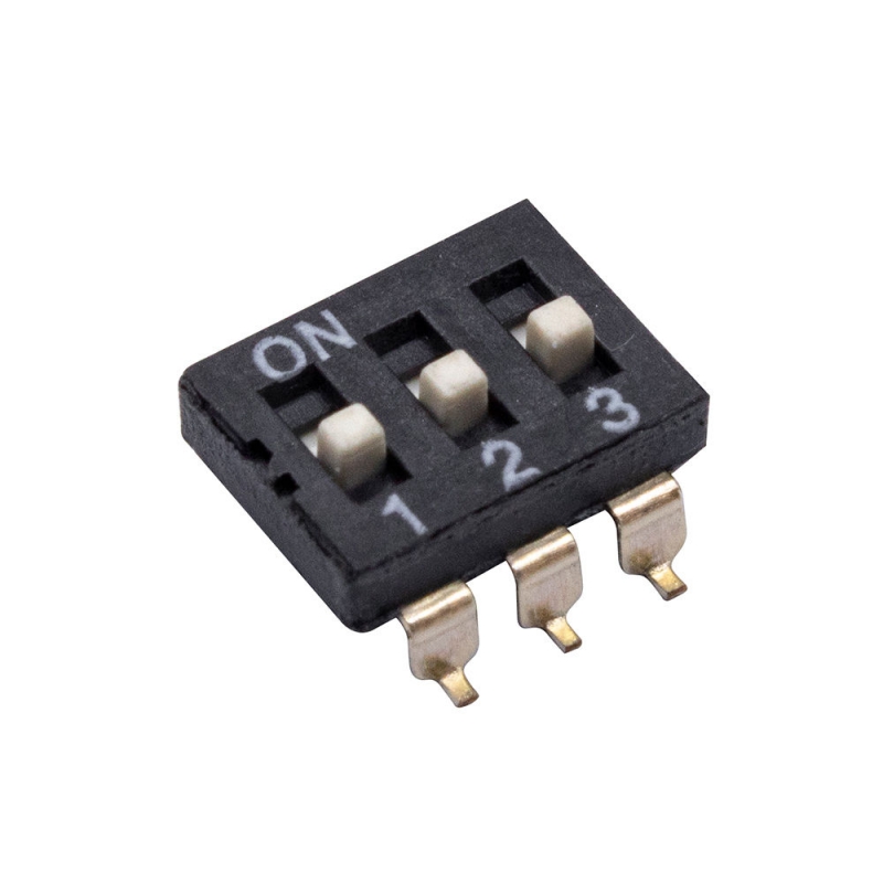 مجموعه 16 عددی دیپ سوئیچ 3 تایی SMD