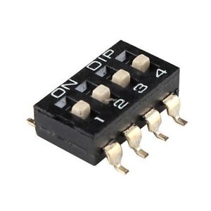 مجموعه 16 عددی دیپ سوئیچ 4 تایی SMD