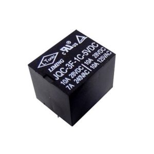 مجموعه 16 عددی رله 5V پایه میلون T73 مارک LIMING کد JQC-3F-1C-5VDC