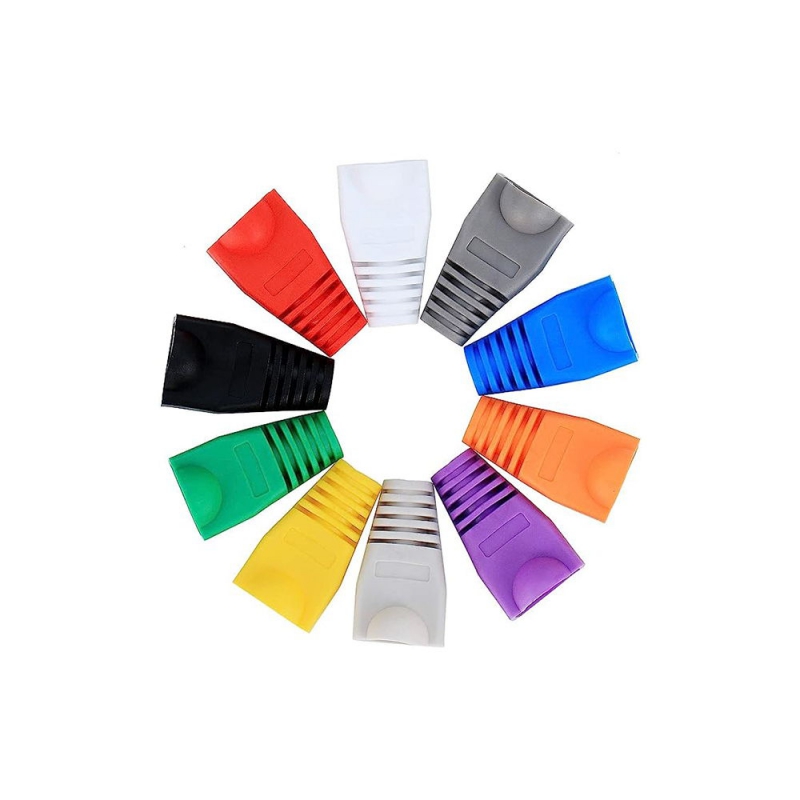 مجموعه 166 عددی کاور سوکت شبکه 8P8C سبز مجموعه 166 عددی کاور سوکت شبکه 8P8C سبز