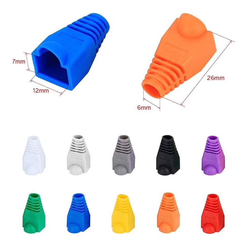 مجموعه 166 عددی کاور سوکت شبکه 8P8C سبز مجموعه 166 عددی کاور سوکت شبکه 8P8C سبز