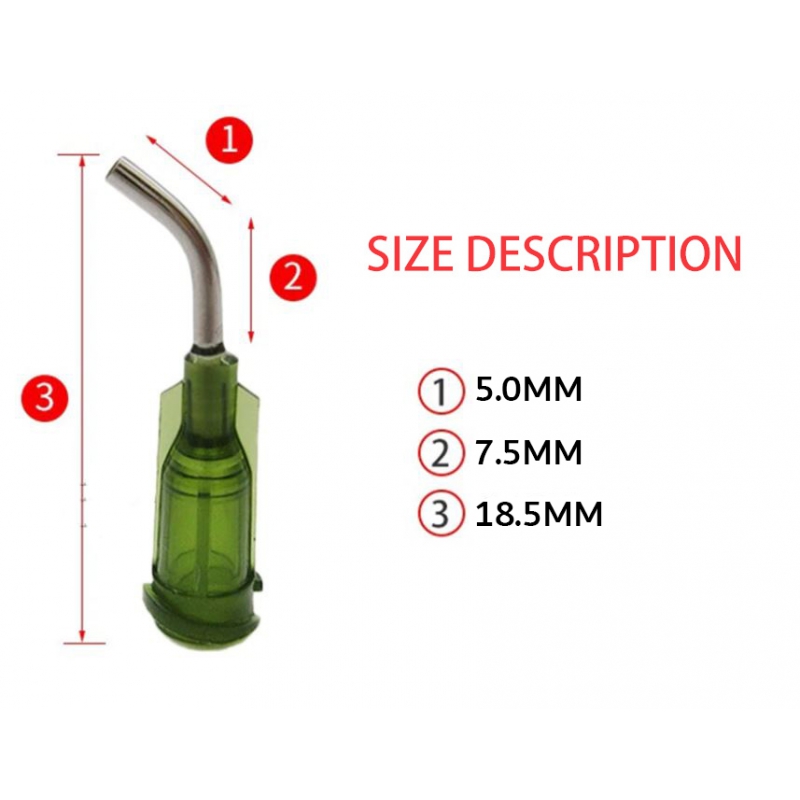 نازل (سوزن) 16G مشکی سرکج مخصوص سرنگ های قلع و خمیر فلاکس نازل (سوزن) 16G مشکی سرکج مخصوص سرنگ های قلع و خمیر فلاکس