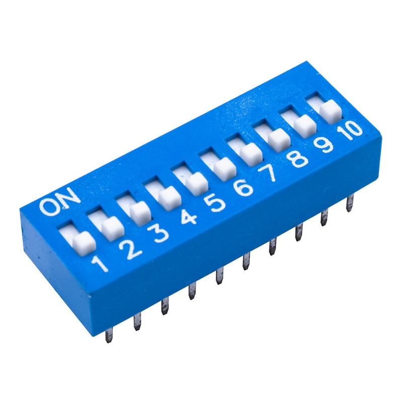 مجموعه 17 عددی دیپ سوئیچ 10 تایی DIP مجموعه 17 عددی دیپ سوئیچ 10 تایی DIP