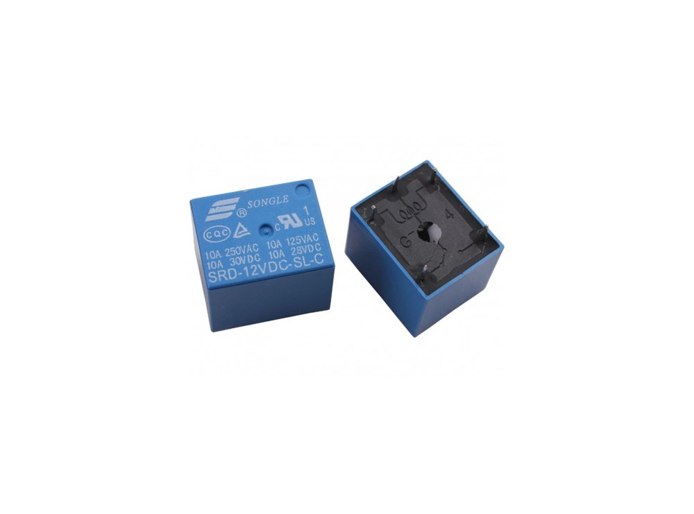 مجموعه 17 عددی رله 12V-10A پایه میلون T73 مارک SONGLE کد SRD-12VDC-SL-C مجموعه 17 عددی رله 12V-10A پایه میلون T73 مارک SONGLE کد SRD-12VDC-SL-C