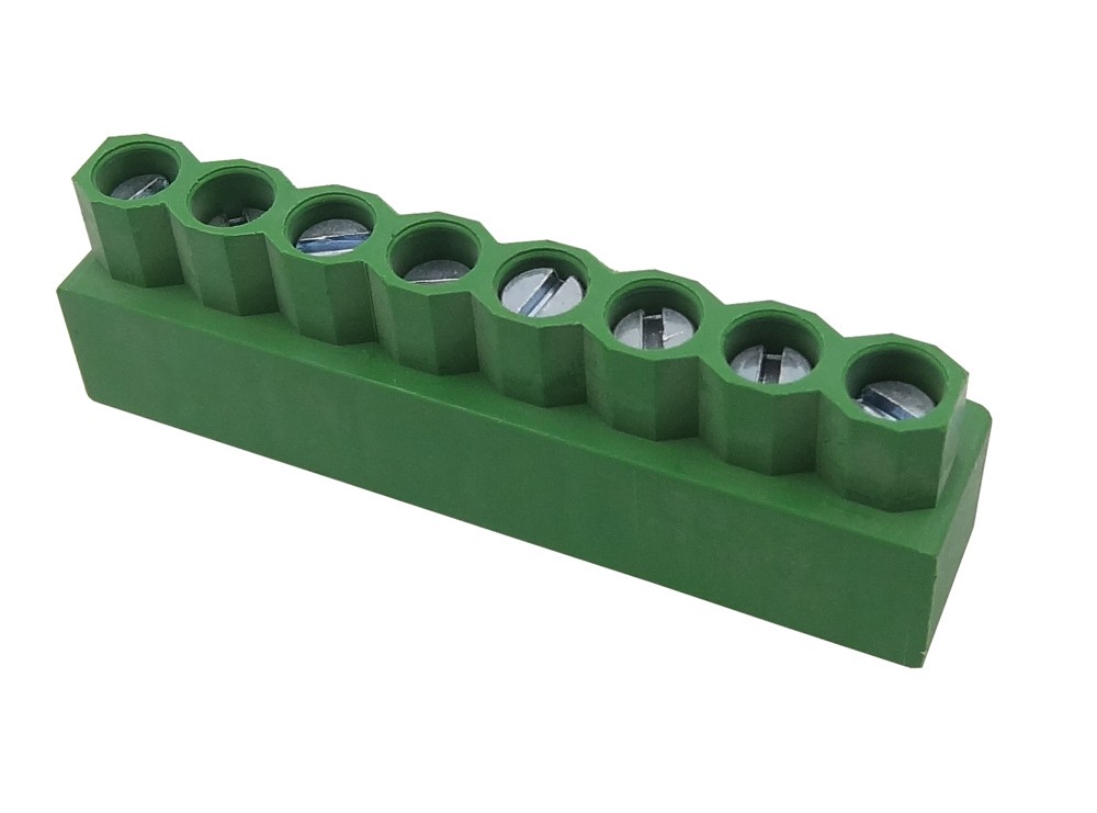 مجموعه 17 عددی ترمینال پیچی مدل KF166-8pin مجموعه 17 عددی ترمینال پیچی مدل KF166-8pin