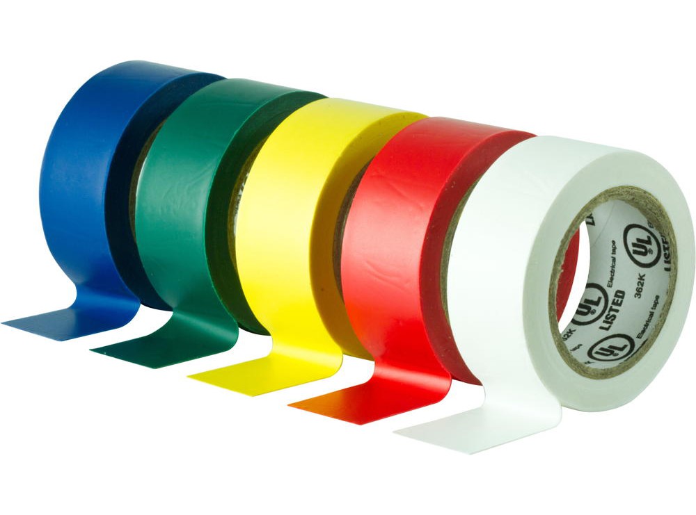 چسب برق - لنت رنگ قرمز