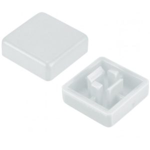 مجموعه 179 عددی سرکلید تک سوئیچ کله خور 12x12 مربعی مدل A14 رنگ سفید