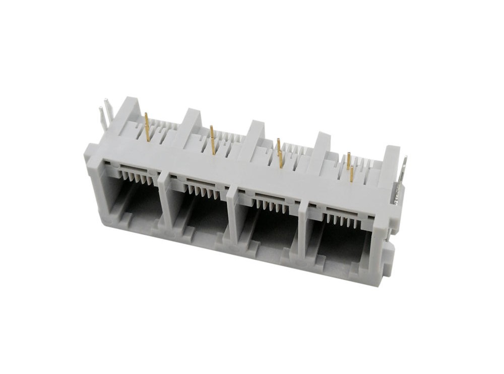 مجموعه 18 عددی سوکت تلفن رایت مادگی 6P2C چهارتایی مجموعه 18 عددی سوکت تلفن رایت مادگی 6P2C چهارتایی