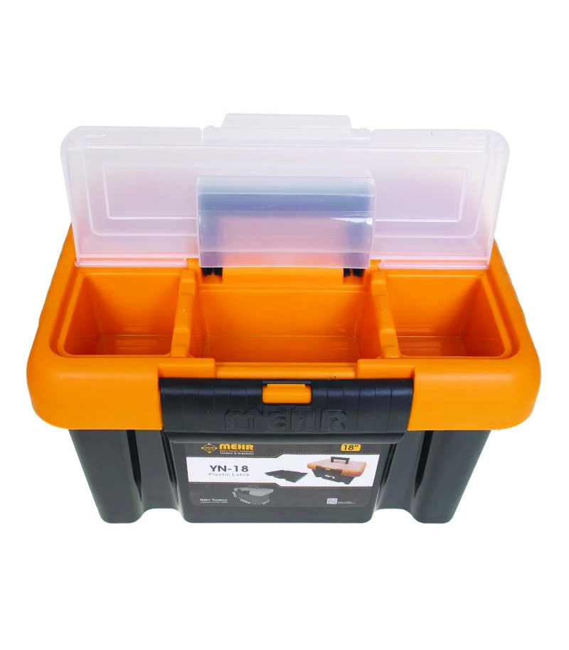 جعبه ابزار پلاستیکی بزرگ 18 اینچ مهر MEHR مدل YN-18