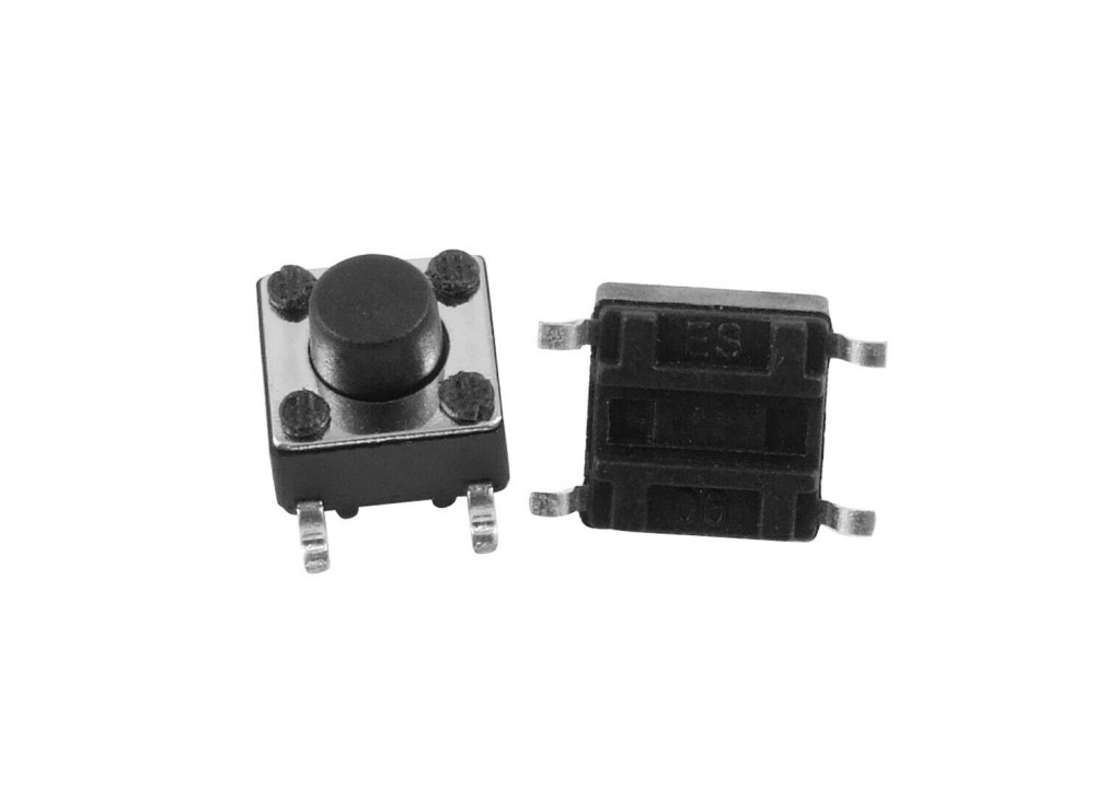 مجموعه 186 عددی تک سوئیچ 6x6x4.5mm مشکی پکیج SMD