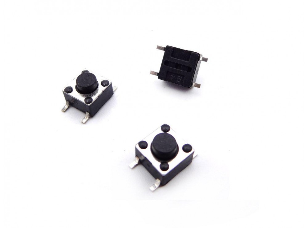 مجموعه 186 عددی تک سوئیچ 6x6x4.5mm مشکی پکیج SMD