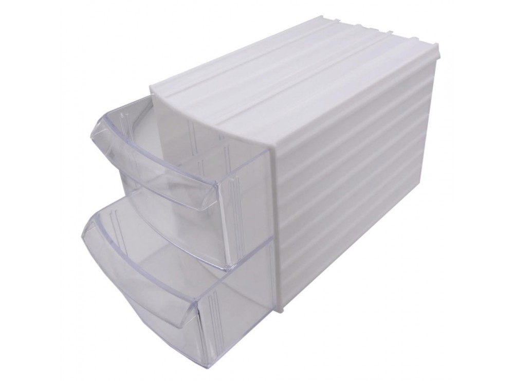 جعبه قطعات کشویی دو طبقه 190x110x130mm