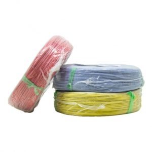 سیم افشان نسوز سایز 1x1 زرد حلقه 200متری