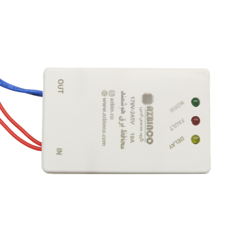 مجموعه 2 عددی محافظ ولتاژ برق 10 آمپر بین راهی مخصوص کرکره برقی و درب اتومات