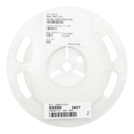 مجموعه 2 عددی مقاومت 110 اهم 1% پکیج SMD 0402 رول10000 تایی