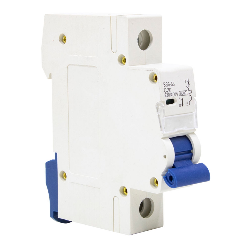 مجموعه 2 عددی فیوز مینیاتوری تک فاز 20 آمپر کد C20