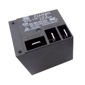 مجموعه 2 عددی رله فیش خور - کولری 24 ولت 30 آمپر T91 مارک TIANBO کد HJQ-15F-1-S-Z