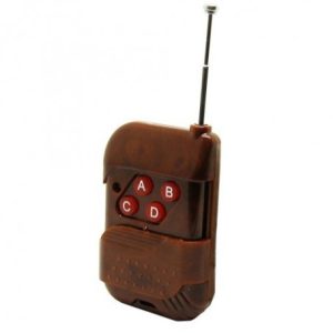 مجموعه 2 عددی ریموت 4 کانال کدلرن 315MHz قهوه ای