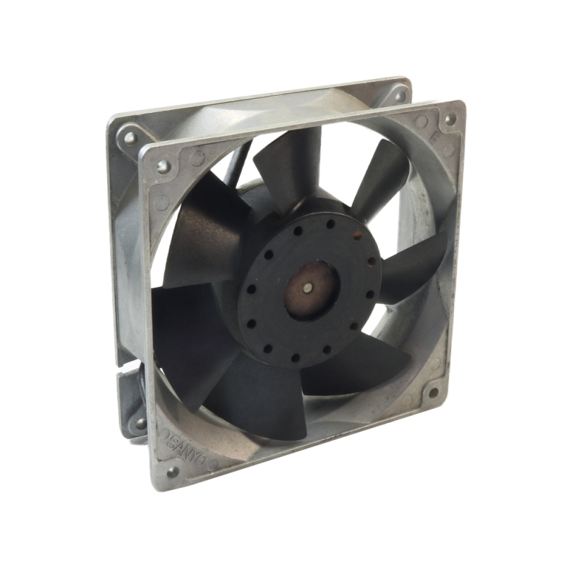 مجموعه 2 عددی فن 48V سایز 12x12 ضخامت 3.8cm ژاپنی مدل 109L1248H104 مارک Sanyo Denki