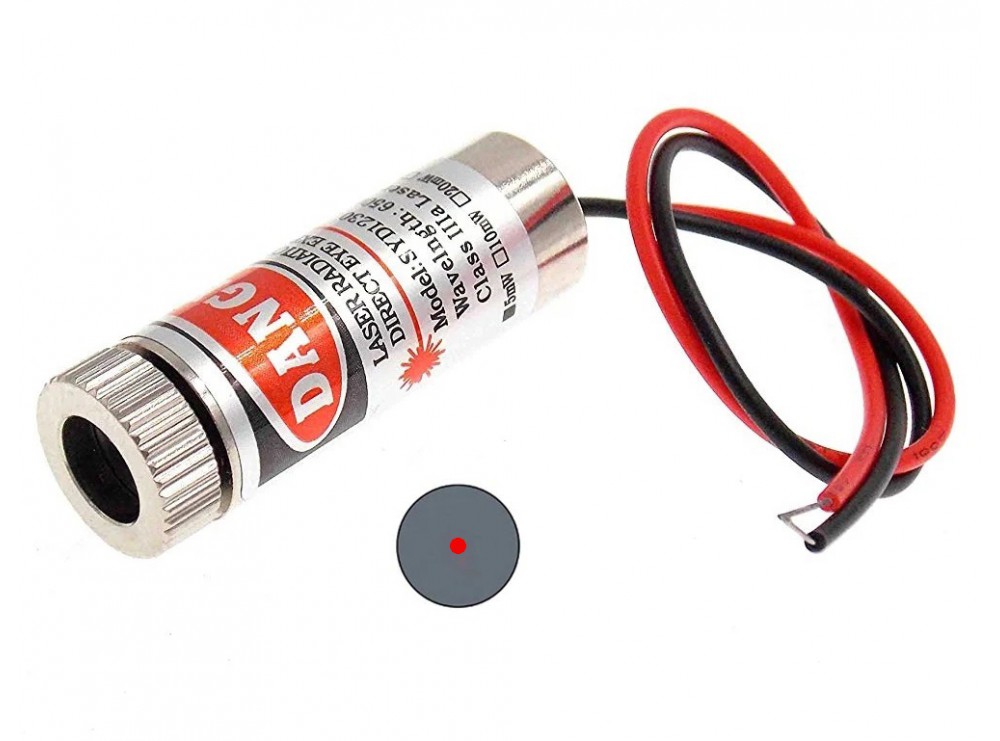 مجموعه 2 عددی لیزر قرمز 5mW با لنز متغیر نقطه ای SYD1230 مجموعه 2 عددی لیزر قرمز 5mW با لنز متغیر نقطه ای SYD1230