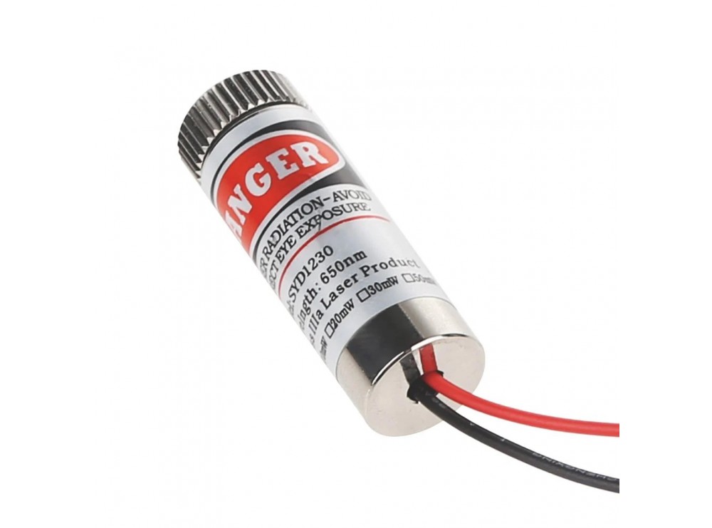 مجموعه 2 عددی لیزر قرمز 5mW با لنز متغیر نقطه ای SYD1230 مجموعه 2 عددی لیزر قرمز 5mW با لنز متغیر نقطه ای SYD1230