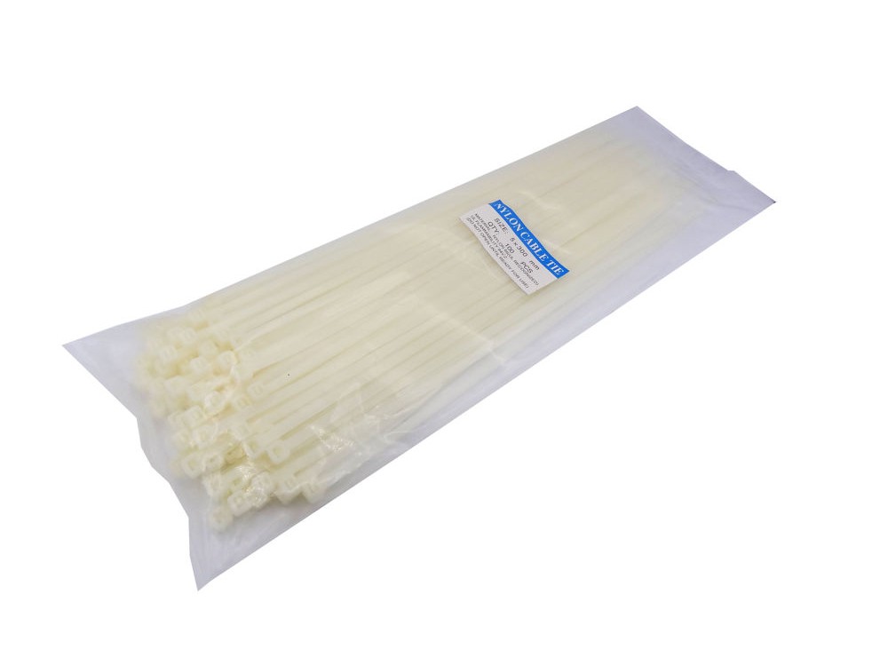 مجموعه 2 عددی بست کمری سفید 5x300mm بسته100 تایی