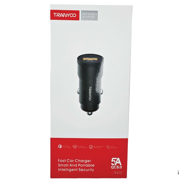 مجموعه 2 عددی شارژر فندکی ترانیو مدل C21