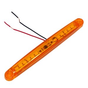 مجموعه 2 عددی LED فلاشر امدادی خطی 12V نارنجی-قرمز