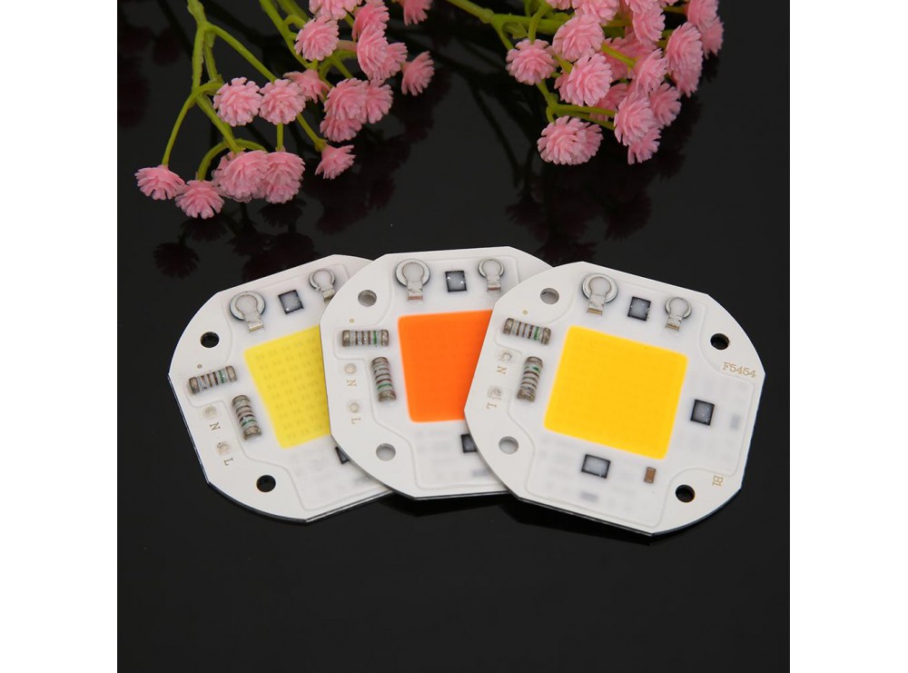 مجموعه 2 عددی LED COB مهتابی 20W 220V با درایور داخلی سایز 5454 دارای مدار حفاظتی Anti Surge