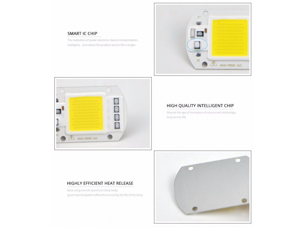 مجموعه 2 عددی LED COB آفتابی 30W 220V با درایور داخلی