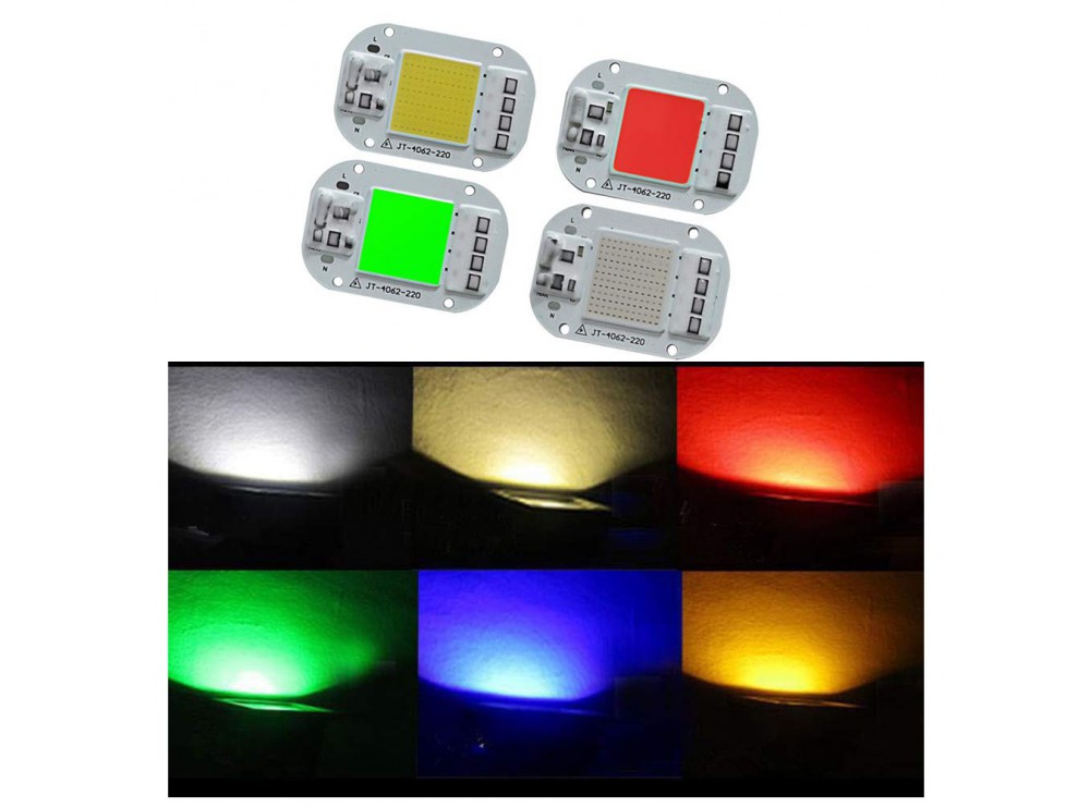 مجموعه 2 عددی LED COB سبز 50W 220V با درایور داخلی