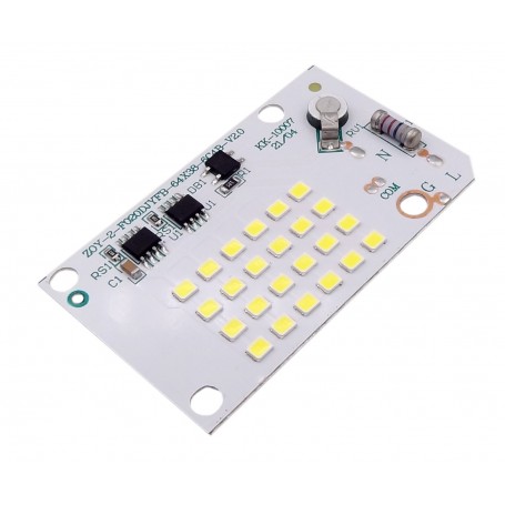 مجموعه 2 عددی LED DOB سفید مهتابی 220VAC 20W دارای مدار محافظتی Anti Surge