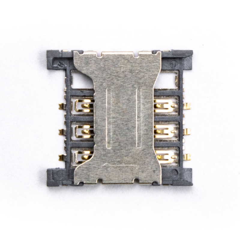 مجموعه 21 عددی سوکت سیم کارت میکرو 6PIN پلاستیکی با هولدر فلزی