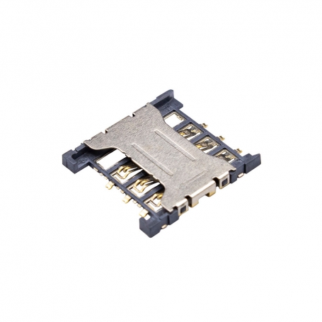 مجموعه 21 عددی سوکت سیم کارت میکرو 6PIN پلاستیکی با هولدر فلزی