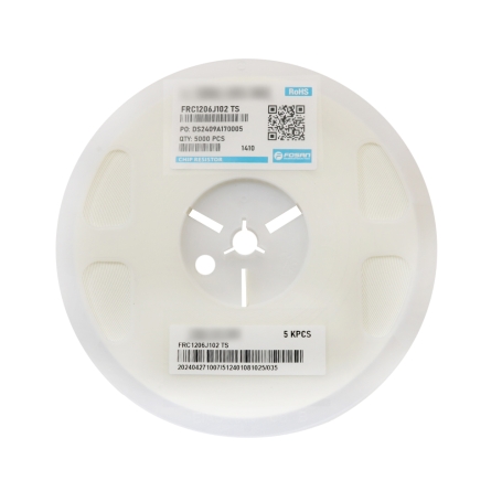 مقاومت 220K اهم 1% پکیج 1206 SMD رول5000 عددی مقاومت 220K اهم 1% پکیج 1206 SMD رول5000 عددی