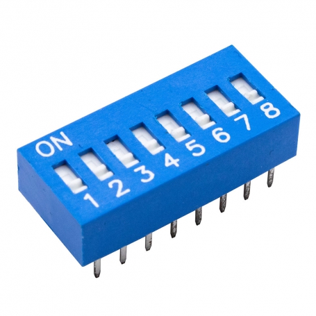 مجموعه 23 عددی دیپ سوئیچ 8 تایی تایوانی DSR-08