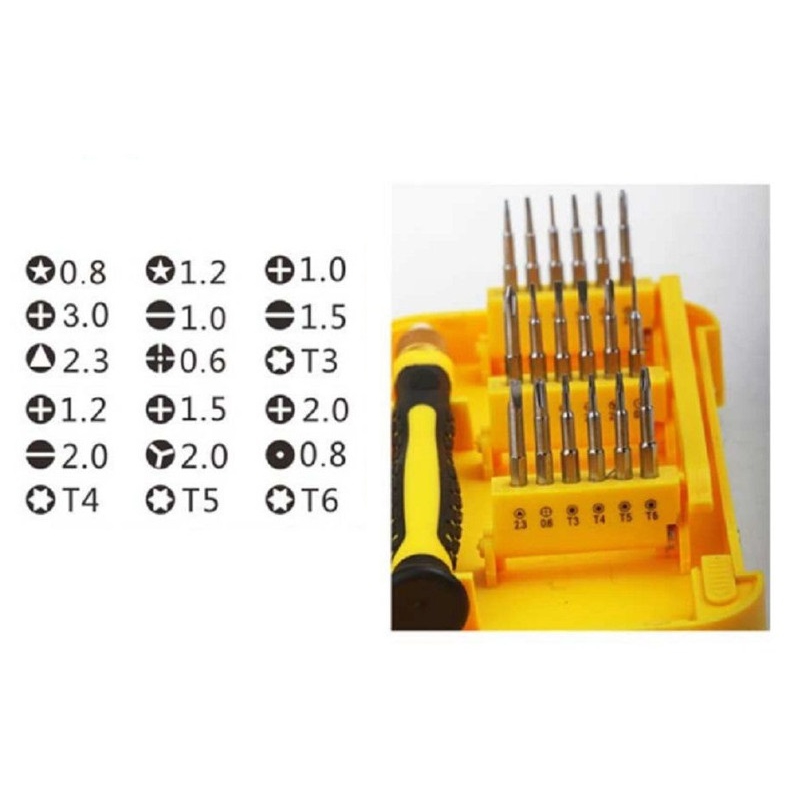 ست پیچ گوشتی 24 تکه یاکسون YAXUN مدل YX-6029