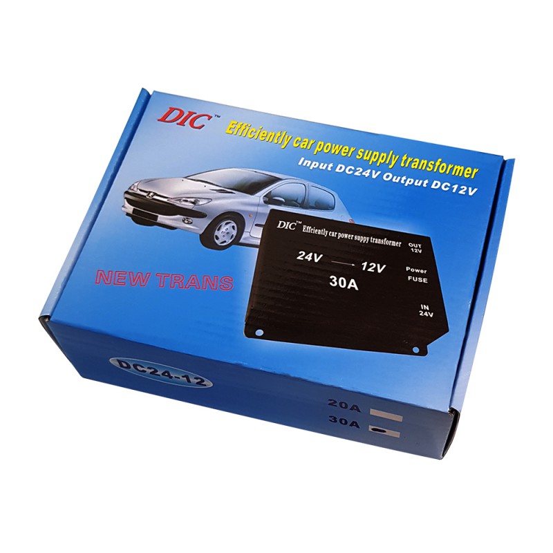کانورتر برق خودرو 24V To 12V 30A