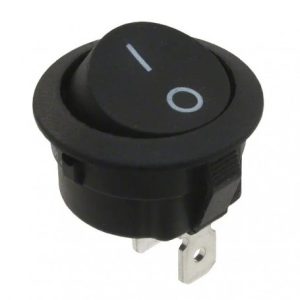 مجموعه 25 عددی کلید راکر دوحالته گرد دو پین 19x17mm