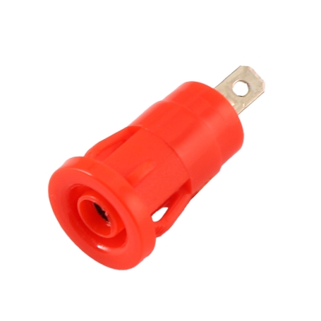 مجموعه 25 عددی فیش موزی مادگی سوکتی ولتاژ بالا 4mm قرمز