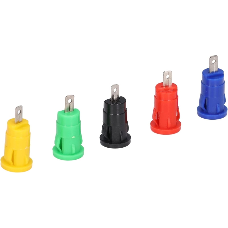 مجموعه 25 عددی فیش موزی مادگی سوکتی ولتاژ بالا 4mm زرد مجموعه 25 عددی فیش موزی مادگی سوکتی ولتاژ بالا 4mm زرد